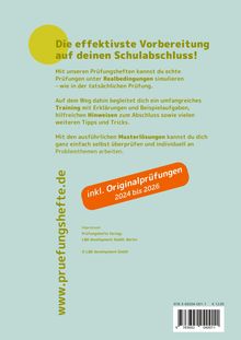 "Die effektivste Vorbereitung auf deinen Schulabschluss!" Auf hellem Hintergrund, Texte in Grün und Orange.