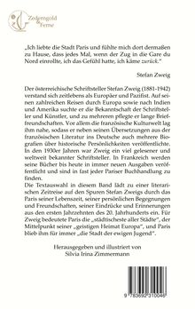Zedern­gold & Ferne. Zitat über Paris von Stefan Zweig. Biografischer Text über Zweigs Europa- und Pazifistenleben.