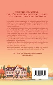 Ein Hotel am Abgrund. Zwei völlig unterschiedliche Visionen. Und ein Herbst, der alles verändert. Illustration einer Lodge.
