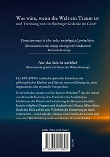 Text über Bewusstsein und Sein, Zitate von Bernardo Kastrup. Beschreibung eines Buches über spirituelle und philosophische Erkenntnisse.