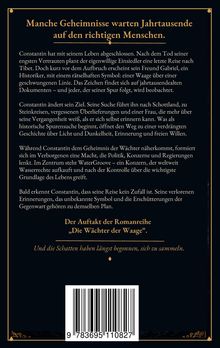 Titel: "Manche Geheimnisse warten Jahrtausende auf den richtigen Menschen."  
Text über eine mysteriöse Reise nach Tibet, ein Symbol und ein Plan.  
Auf schwarzem Hintergrund mit gelber Schrift.  
ISBN: 978-3-695-11082-7.