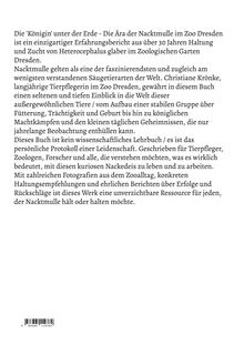 Text über das Buch "Die 'Königin' unter der Erde" von Christiane Krönke zu Nacktmullen im Zoo Dresden, kein Lehrbuch, Erfahrungsbericht.