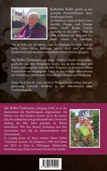 Katharina Keller und Ida Keller-Taubmann beschreiben ihr bewegtes Leben und familiäre Herausforderungen in ihrer Biografie.