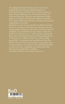 Ein Text beschreibt die Reise der Journalistin Lou in die Welt des BDSM, dominiert durch Lustschmerz und masochistische Erlebnisse.