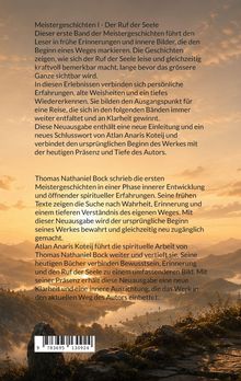 Text über ein Buch mit spirituellen Themen, unter einem Sonnenuntergangshimmel, über einer Landschaft mit Hügeln und Fluss.
