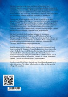 Ein Text beschreibt ein Buch über den Weg vom Immobilienbesitzer zum Anleger. Hintergrund: Blaues Wasser und Himmel.