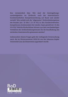 Nur vermeintlich klar: Fragen zu Gesetzgebungszuständigkeiten im Zivilrecht nach österreichischer Kompetenzordnung.