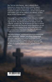 Ein Kreuz auf einem nebligen Feld bei Dämmerung. Text beschreibt 13 Gedichte über Tod und Sehnsucht in der Gothic-Romantik.