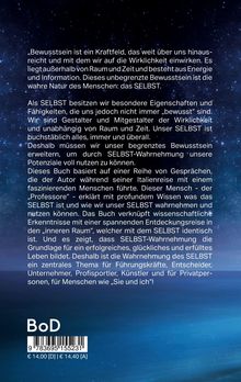 Ein Text über Bewusstsein als Kraftfeld. Unten ist ein Barcode mit einem Preis von €14,00 (D) und €14,40 (A).