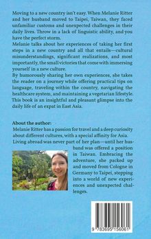 Ein Text über ein Buch mit Tipps zum Leben als Expat in Ostasien. Unten ein Foto einer Frau vor einem Garten.