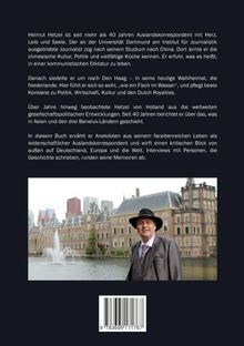 Text über Helmut Hetzel, Auslandskorrespondent. Unten ein Foto: Mann in Anzug mit Hut vor einem Gebäude mit Springbrunnen.