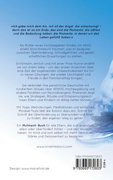 Zitat zu intensiven Lebensmomenten, Beschreibung eines Buches über Elternschaft und ADHS, Hoffnung und Unterstützung.