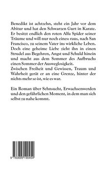 Text über Benedikt, 18, Karate, geheime Liebe und ein Sommer der Ausweglosigkeit. Roman über Sehnsucht und Erwachsenwerden.