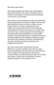 Texte über die Frage, wer oder was Gott ist. Philosophische und spirituelle Reflexionen jenseits dogmatischer Grenzen.