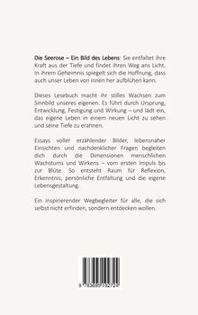 Titel: Die Seerose – Ein Bild des Lebens. Beschreibung eines Buches über Wachstum und Selbstentdeckung. Barcode unten.