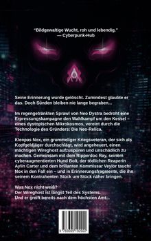 „Bildgewaltige Wucht, roh und lebendig.“ — Cyberpunk-Hub. 

Ein futuristisches, düsteres Hintergrundbild.