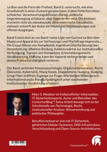 Texte untersuchen Gesellschaftszustände und institutionelle Dichte. Unten Info über Marc S. Weidner und IT-Sicherheit.