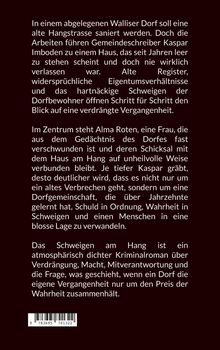 Text über einen Kriminalroman: Ein Dorf, ein Geheimnis, ein Haus und die Vergangenheit. Thema: Schweigen, Schuld, Wahrheit.