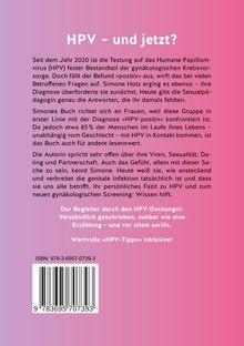 Titel: HPV – und jetzt?

Text beschreibt ein Buch über HPV, Erfahrungen und Informationen rund um das Thema. ISBN: 978-3-6957-0739-3. Lila Hintergrund.