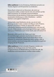 "Stille meditieren" ist eine Einladung zu Meditation jenseits von Trends. 

Hintergrund: Ein ruhiger See bei Sonnenuntergang.