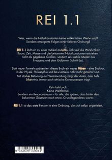 REI 1.1: Dieses Buch bietet eine neue Sicht auf Naturkonstanten als stabile Muster. Kein Lehrbuch, sondern Resonanzraum.