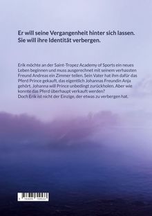 Oben steht: "Er will seine Vergangenheit hinter sich lassen. Sie will ihre Identität verbergen." Unten Landschaft in Nebel.