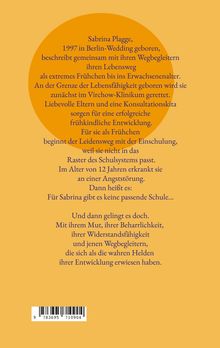 Text im Zentrum: Sabrina Plagge beschreibt ihren Lebensweg als extremes Frühchen. Mut und Beharrlichkeit führen zum Erfolg.