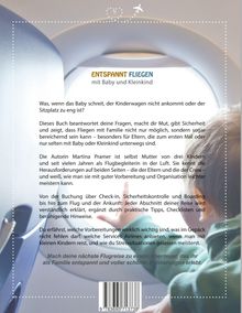 "Entspannt Fliegen mit Baby und Kleinkind." Ein Kind blickt aus einem Flugzeugfenster.