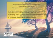 Text über die Bedeutung des Nachdenkens über Koranverse, um neue Perspektiven zu gewinnen. Boot in ruhiger Landschaft.