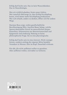 Text über Erfolg und Neurobiologie, der die Bedeutung innerer Überzeugungen und gesellschaftlicher Einflüsse beschreibt. Links unten Preis.