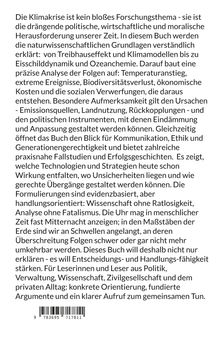 Ein Buch beschreibt die Klimakrise als politische, wirtschaftliche und moralische Herausforderung.