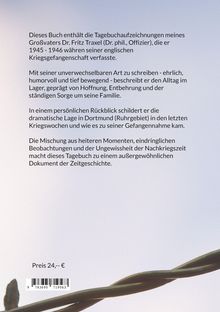 Text über ein Buch mit Tagebuchaufzeichnungen von 1945-1946, Preis 24 Euro. Bild eines Stacheldrahts unten.