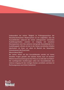 Text über Unsicherheiten im Umgang mit Steuerregeln bei Auszubildenden. Preisangaben: € 18,00, CHF 25,90.