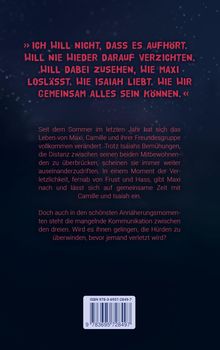 Textausschnitt: „Ich will nicht, dass es aufhört... Wie wir gemeinsam alles sein können.“  
Hintergrund: Dunkler, sternenbesetzter Himmel.