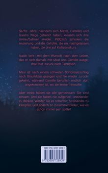 Text beschreibt drei Menschen, deren Wege sich nach der Trennung wieder kreuzen. Sie sind einsam, kämpfen um Zusammenfinden. ISBN unten.