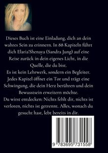 Text beschreibt ein Buch als Einladung, sich an wahres Sein zu erinnern. 88 Kapitel, begleitender Text über Selbstentdeckung.