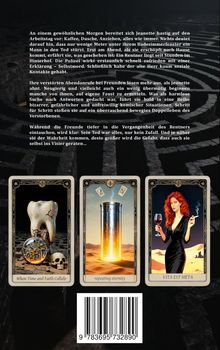Es enthält Texte wie "When Time and Faith Collide", "repeating eternity", "VITA EST META" und eine ISBN-Nummer.