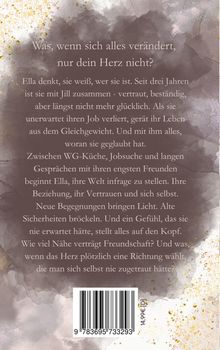 Text: „Was, wenn sich alles verändert, nur dein Herz nicht?“ Beschreibung einer emotionalen Lebenskrise. Hintergrund Aquarell.
