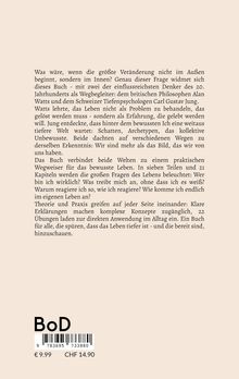Text über innere Veränderung und Bewusstsein, Zusammenfassung eines Buches mit praktischen Übungen. Preis: €9.99, CHF 14.90.