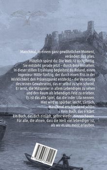 Text über Momente der Veränderung und Entdeckung. Strichzeichnung eines Vogels vor einer Burg im Hintergrund. Barcode unten.