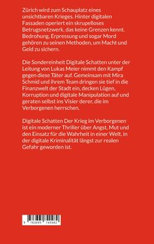 ISBN: 978-3-695-74048-2

In rotem Hintergrund beschreibt der Text einen Thriller über digitale Kriminalität in Zürich.