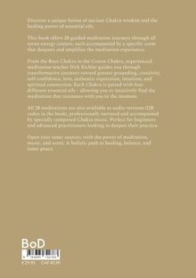 Text über die Fusion aus Chakra-Wissen und ätherischen Ölen. Buchpreis: 29,90 € und CHF 40,90. Beige Hintergrund.