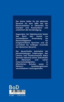 Text beschreibt ein Hilfsmittel zur dänischen Sprache, mit Vorteilen gegenüber Digitaltechnik. Preis: € 9.80. CHF 14.90.