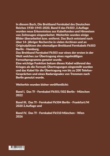 Text über ein Buch über Breitband-Fernkabel Fk503. Es beschreibt historische Forschung und frühere Veröffentlichungen.