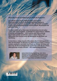 Dieses Buch ist ein Grundlagenwerk zur Praxis der Seelenreise. Im Hintergrund sind feine, blaue Federn zu sehen.