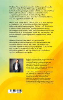 Text zur "leisen Führungskrise" und wie das Buch diese strukturellen Spannungen behandelt. Foto eines Mannes.
