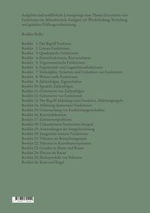 Text auf grünem Hintergrund beschreibt eine Booklet-Reihe zu mathematischen Themen wie Funktionen und Vektoren.