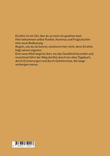 Text über Eirathis' Einzigartigkeit und neue Bedeutungen, keine bekannten Regeln. Brauner Hintergrund. Barcode unten links.