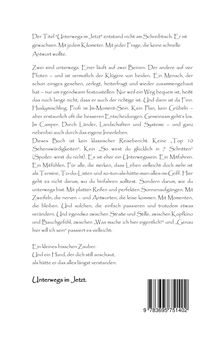 Texte über Reisende, inneres Erleben, Entscheidungen und das Glück im Moment. ISBN: 978-3-695-75140-2.