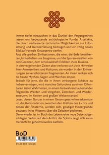 Der Text beschreibt archäologische Entdeckungen und deren Bedeutung für das Verständnis der Vergangenheit. Oben befindet sich ein dekoratives Logo. Unten steht "BoD" sowie der Preis: €15,00 [D] €15,50 [A].